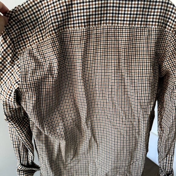 JW Anderson x Uniqlo Brown Checkered Shirt - Picture 3 of 3